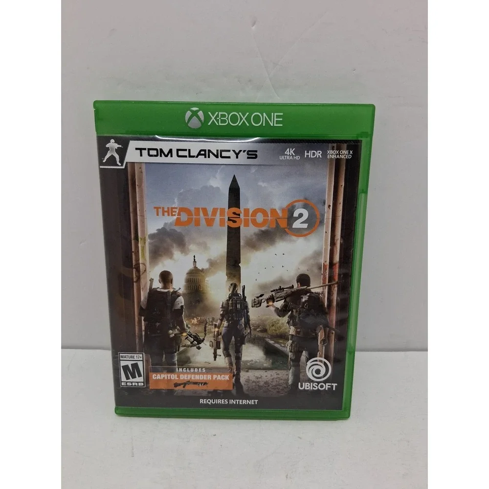 Tom Clancy's The Division 2 Xbox One Video Game Ubisoft 4K HDR Action RPG